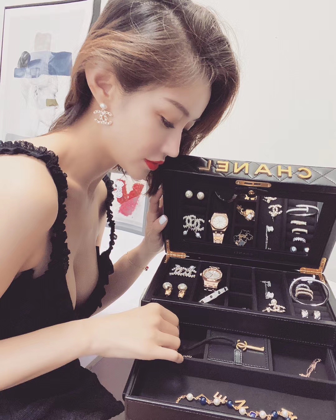 샤넬 악세사리케이스