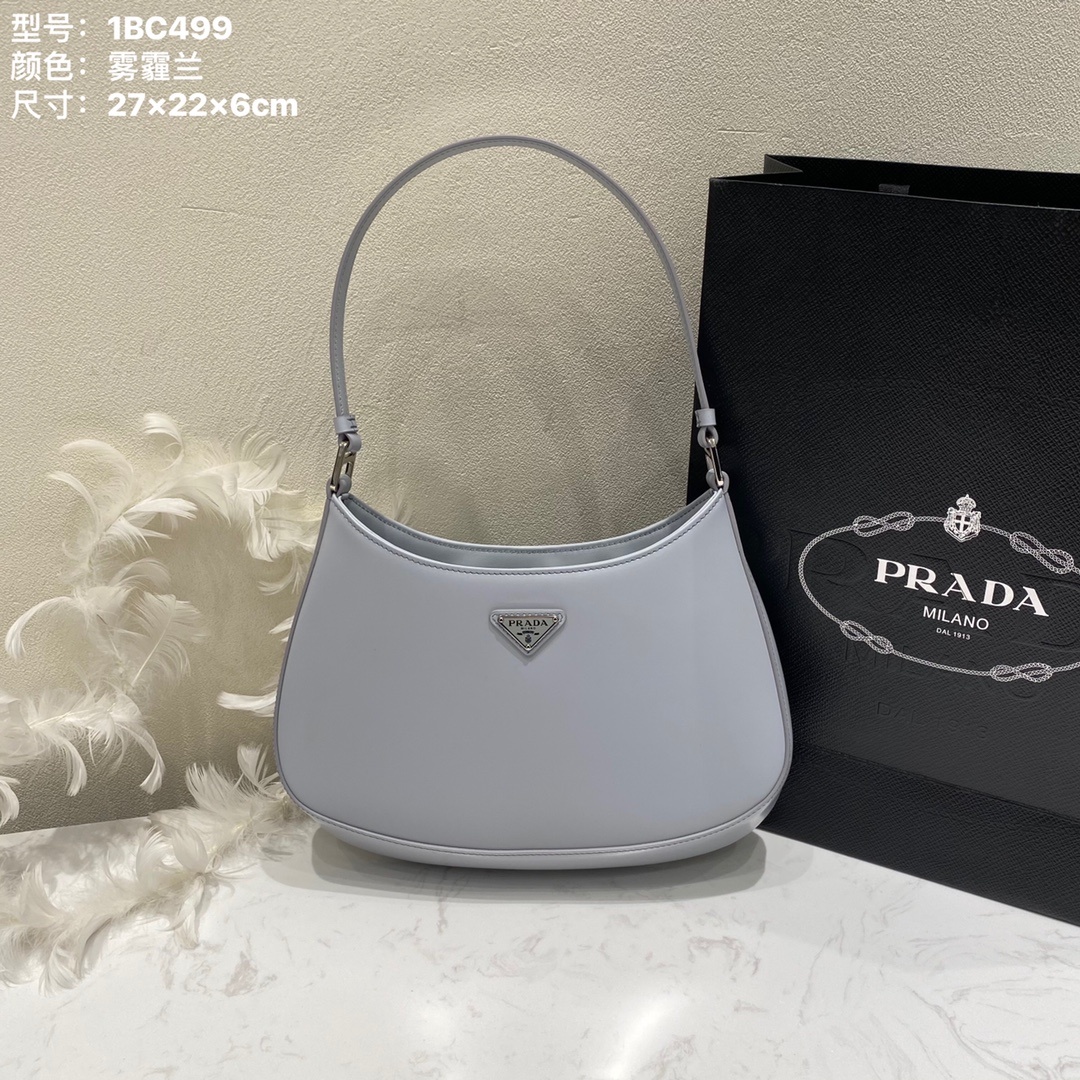 프라다 클레오브러시드숄더백