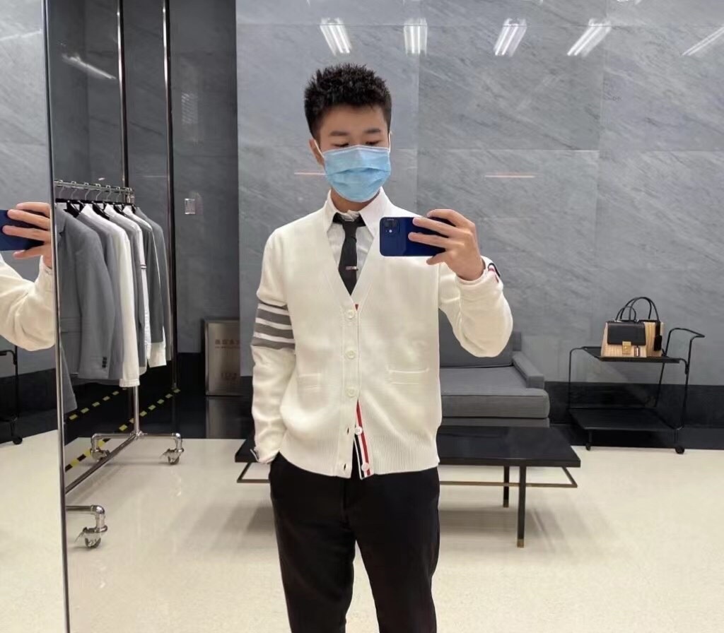 톰브라운 가디건