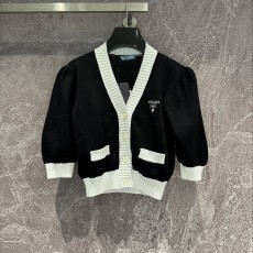 프라다 반팔가디건