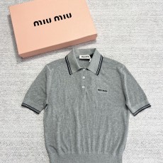 미우미우 반팔니트