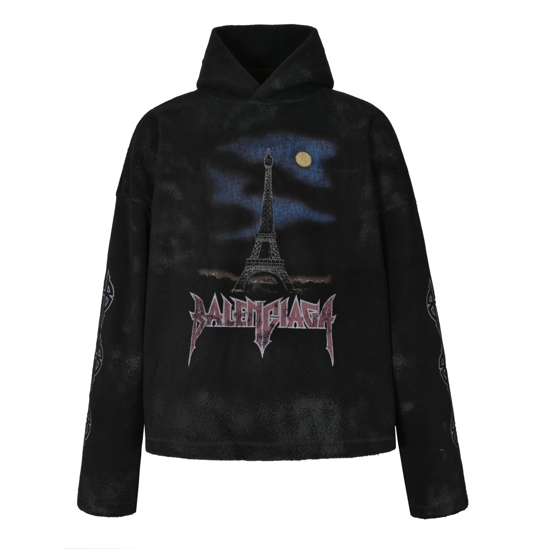 발렌시아가 후드티