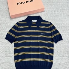미우미우 반팔니트