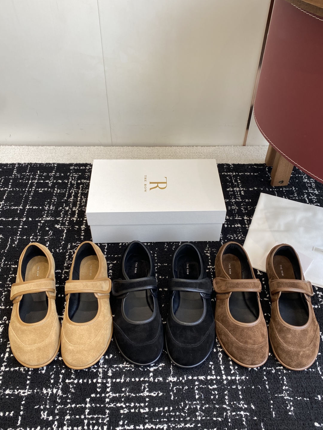 더로우 플랫슈즈