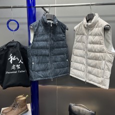 브루넬로쿠치넬리 가죽패딩조끼