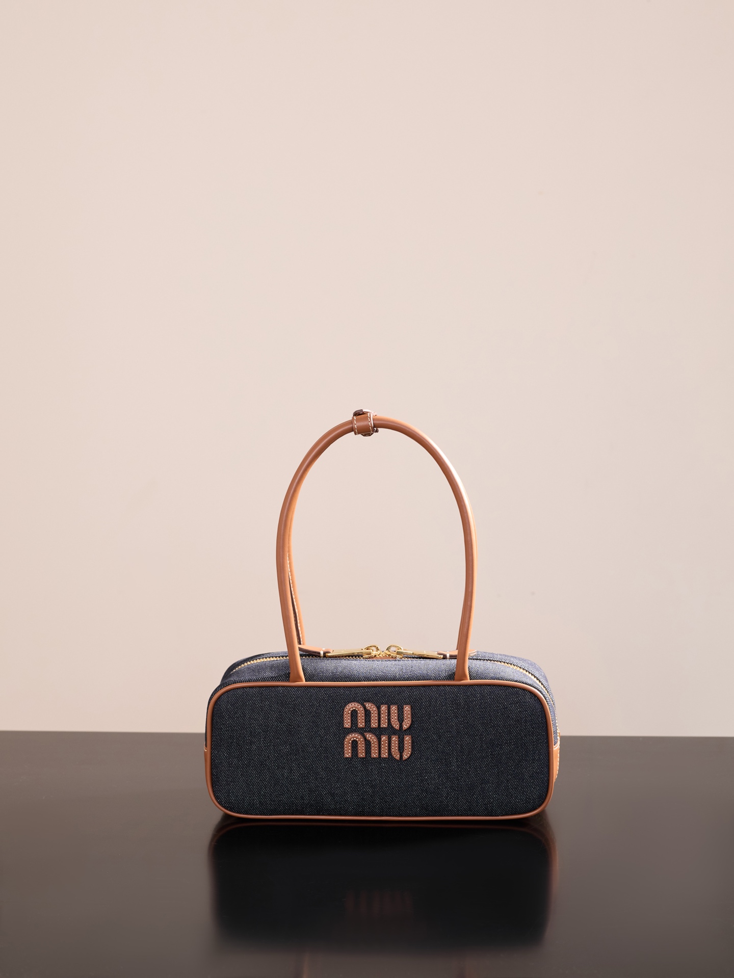 미우미우 보데님백